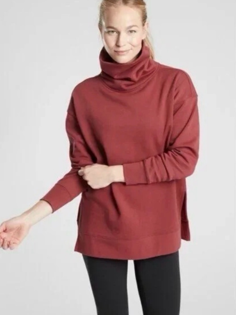 Athleta 24/7 Funnel Neck Sweatshirt